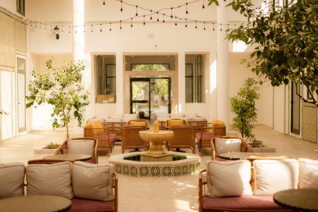 Patio du Seabel Rym Beach à Djerba